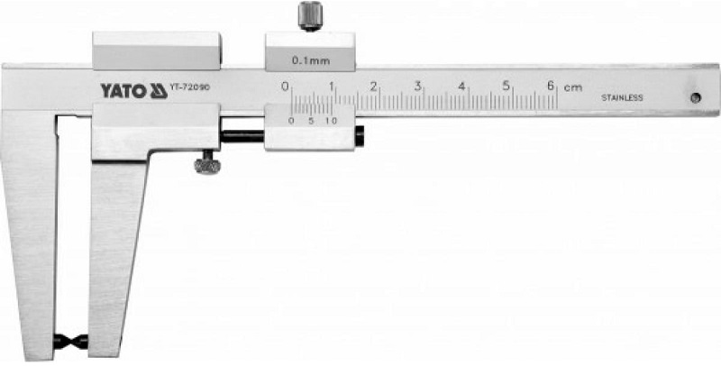 Штангенциркуль для тормозных дисков YATO YT-72090, 0-60 мм