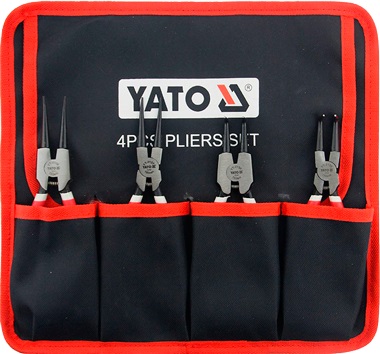Набор инструментов шарнирно-губцевого Yato YT-39615, 4 предмета