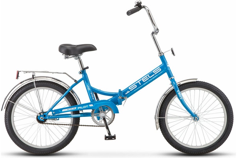 Велосипед STELS LU070353, Pilot-410 20” Z010, размер рамы 13.5, синий