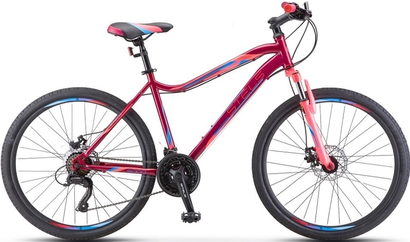 Велосипед STELS LU089358, Miss 5000 MD 26 V020, размер рамы 18, вишневый-розовый