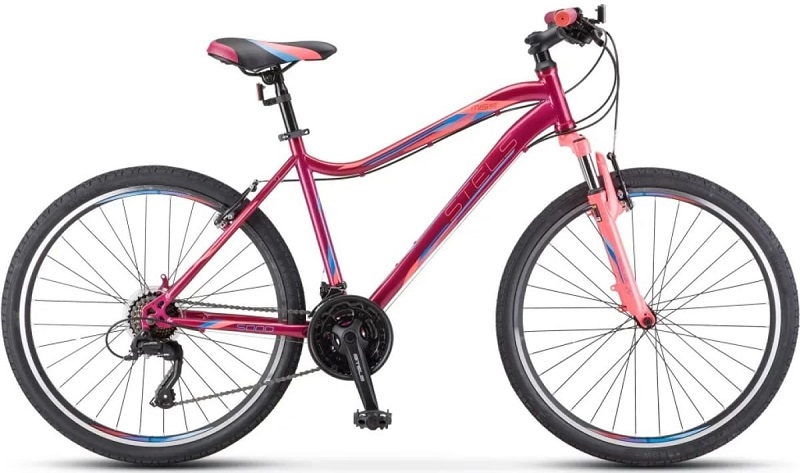 Велосипед STELS LU090096, Miss 6000 V 26 K010, размер рамы 17, вишневый