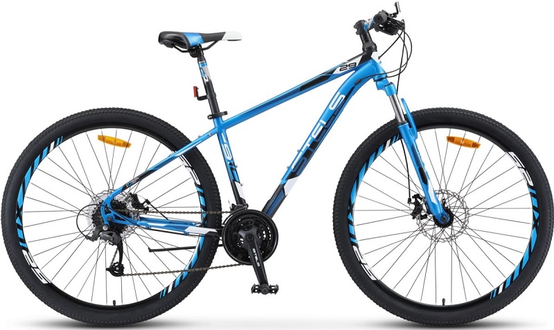 Велосипед STELS LU079161, Navigator 910 MD 29 V010, размер рамы 16.5, синий-черный