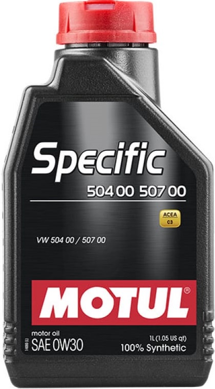 Масло моторное синтетическое Motul 107049, SPECIFIC 504 00 507 00, 0W-30, 1 л