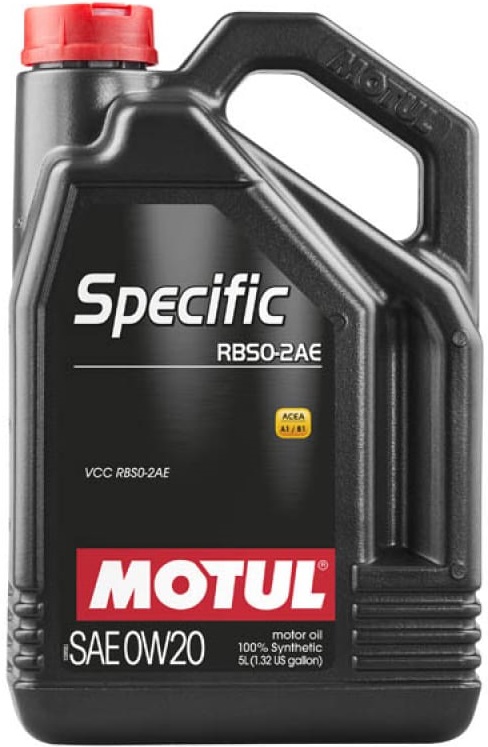 Масло моторное синтетическое Motul 106045, SPECIFIC RBS0-2AE, 0W-20, 5 л