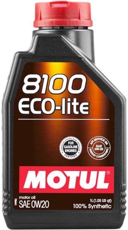 Масло моторное синтетическое Motul 108534, 8100 Eco-lite, 0W-20, 1 л