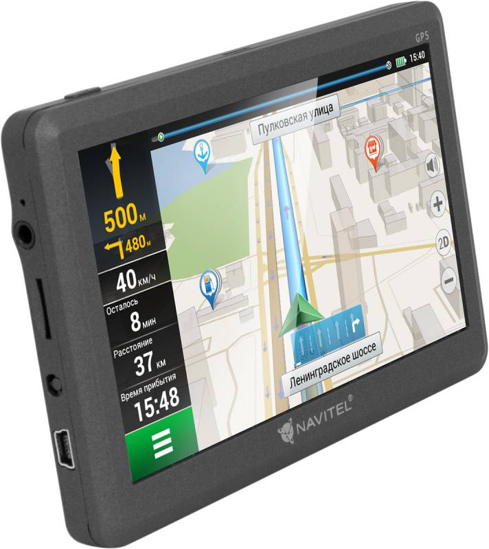 Навигатор Автомобильный GPS Navitel C500 5 480x272 4Gb microSDHC черный Navitel #2