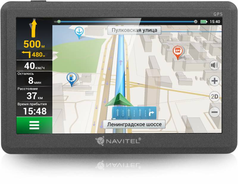 Навигатор Автомобильный GPS Navitel C500 5 480x272 4Gb microSDHC черный Navitel #3