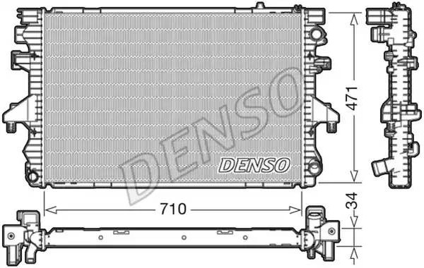 Радиатор охлаждения VOLKSWAGEN Multivan Denso DRM32040