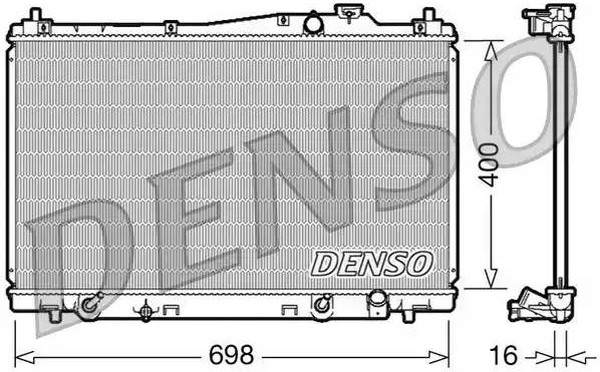 Радиатор охлаждения HONDA STREAM Denso DRM40017