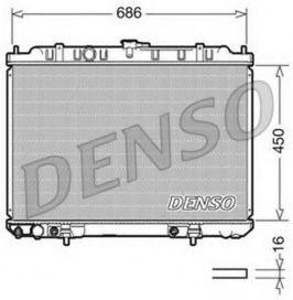 Радиатор охлаждения NISSAN X-Trail Denso DRM46008