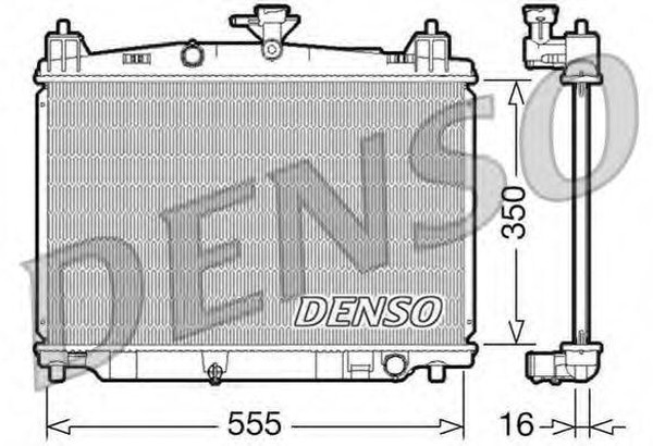 Радиатор охлаждения MAZDA 2 Denso DRM44016