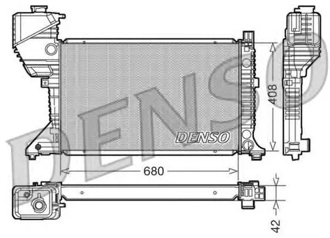 Радиатор охлаждения MERCEDES SPRINTER Denso DRM17017