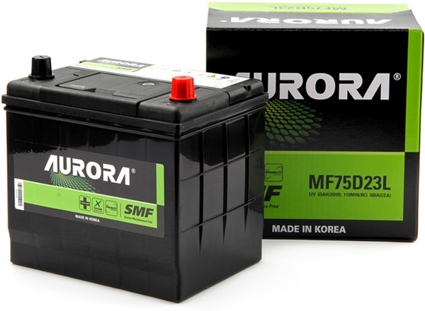 Аккумуляторная батарея SMF AURORA MF75D23L (12В, 65А/ч)