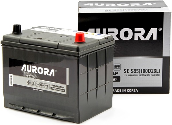 Аккумуляторная батарея EFB AURORA SE S95 (100D26L) (12В, 68А/ч)
