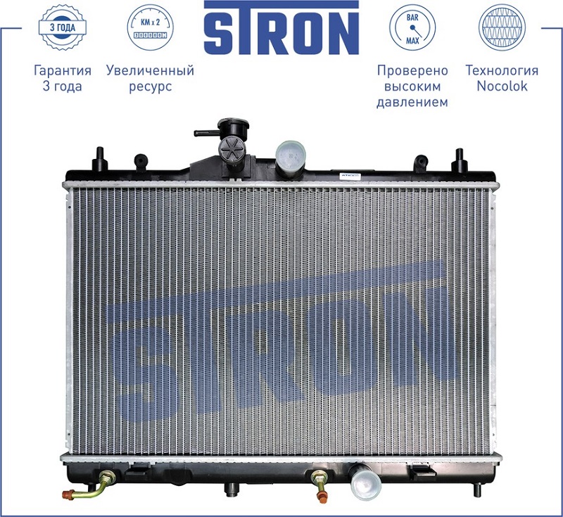 Радиатор охлаждения NISSAN Tiida STRON STR0020