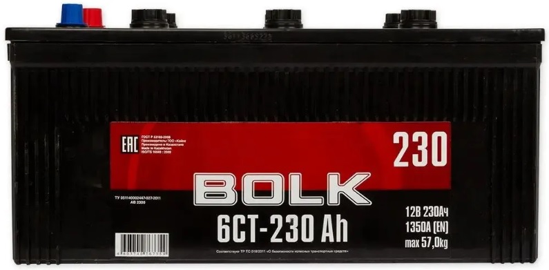 Аккумуляторная батарея Standart BOLK B 230-3-R-K (12В, 230А/ч)