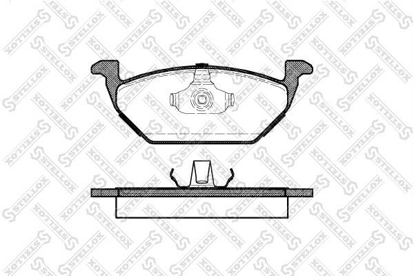 Колодки тормозные, дисковые AUDI A3 Stellox 644 000-SX