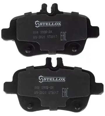 Колодки тормозные, дисковые MERCEDES A Stellox 000 399B-SX