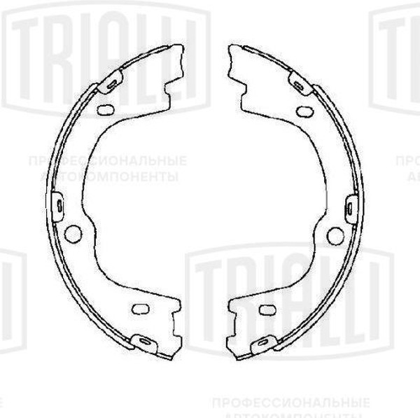 Колодки тормозные, барабанные Hyundai ix55 Trialli GF 4646