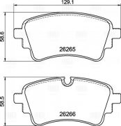 Колодки тормозные, дисковые AUDI A4 Trialli PF 4475