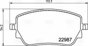 Колодки тормозные, дисковые MERCEDES CLA Trialli PF 2248