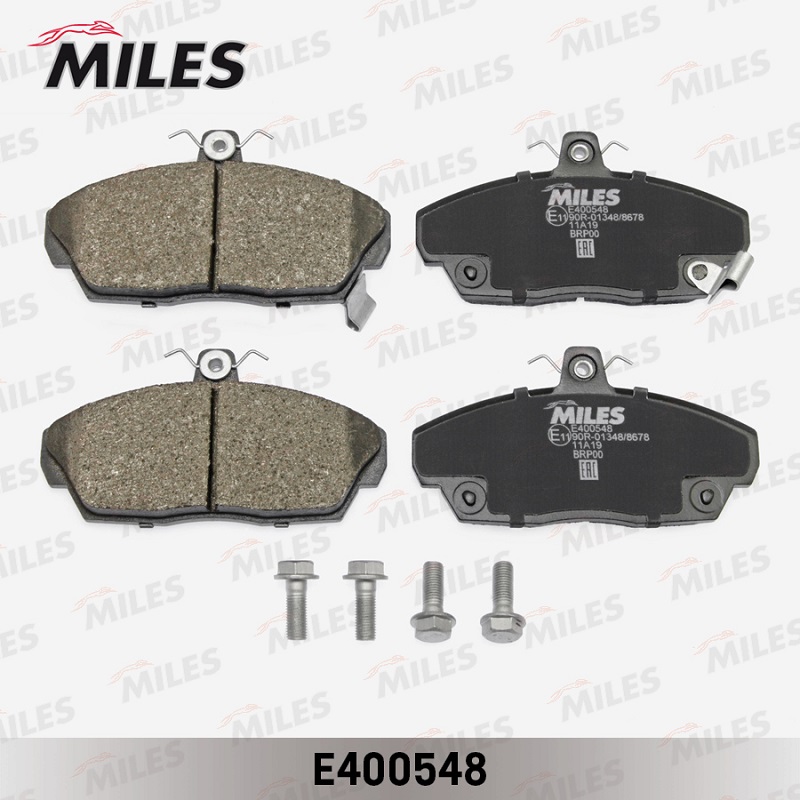 Колодки тормозные, дисковые HONDA CIVIC Miles E400548