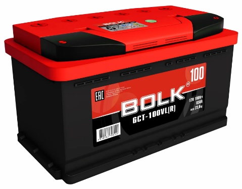 Аккумулятор BOLK B1003R Standart 100 А/ч обратный R+ 353x175x190 L5 EN 850 А