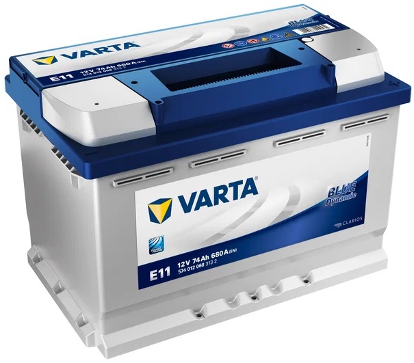 Аккумулятор VARTA 574 012 068 Blue Dynamic 74 А/ч Обратная R+ 278x175x190 EN680 А