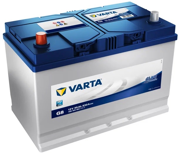 Аккумулятор VARTA 595 405 083 Blue Dynamic ASIA 95 А/ч Прямая L+ 306x173x225 EN830 А