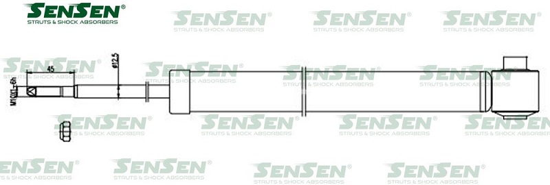 Амортизатор задний Sensen 3212-0010 AUDI A6