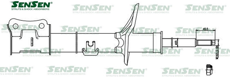 Амортизатор передний Sensen 4213-0533 CHEVROLET AVEO