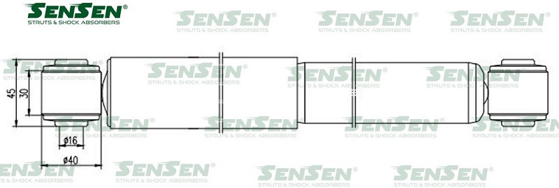 Амортизатор задний Sensen 1213-0407 Peugeot Partner