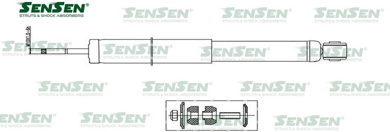 Амортизатор задний Sensen 3112-0009 DAEWOO ARANOS