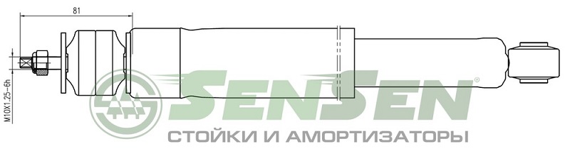 Амортизатор задний Sensen 3212-0322 SUZUKI SX4