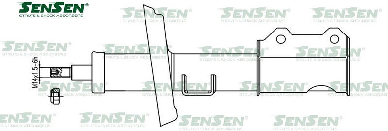 Амортизатор передний Sensen 4214-1603 CHEVROLET Cruze