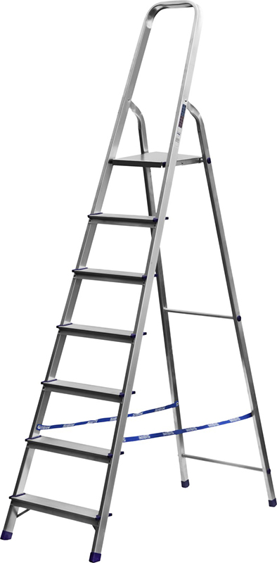 Лестница-стремянка СИБИН алюминиевая, 7 ступеней, 145 см [38801-7]