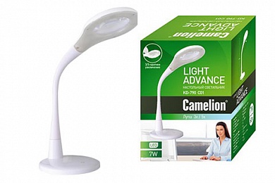 Светильник настольный Camelion KD-790 C01 белый LED