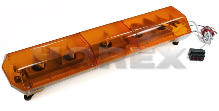 Световая панель (галогеновая лампа) оранжевая с контроллером TBH57-3K Horex TBD-GA-210Z (12 В, 5 шт) 