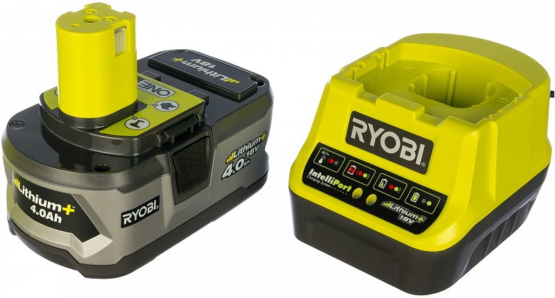 Набор аккумулятор и зарядное устройство RC18120 Ryobi 5133003360, 18 В, 4.0 Aч, Li-Ion