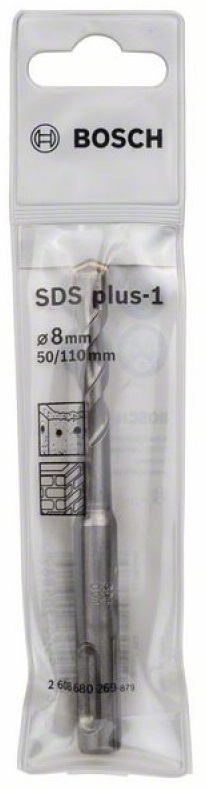 Бур (сверло) SDS-plus-1 BOSCH 2608680269 (8х50х110 мм)