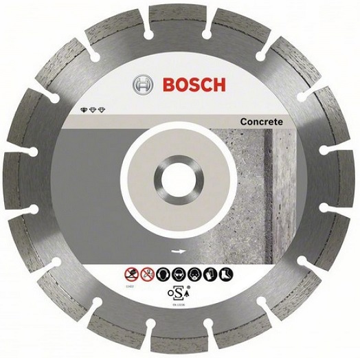 Диск алмазный отрезной Professional for Concrete Bosch 2608602542, 300х22.2 мм