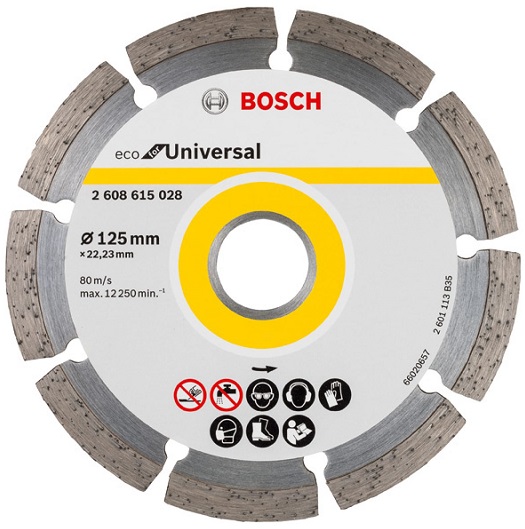 Диск алмазный ECO Universal Bosch 2608615041, 125х22.2 мм