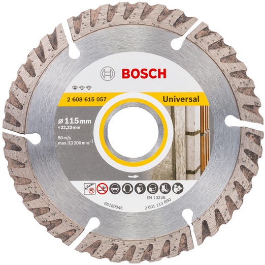 Диск алмазный Universal Bosch 2608615057, 115х22.2 мм