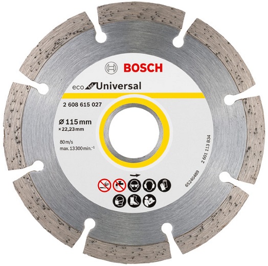 Диск алмазный ECO Universal Bosch 2608615040, 115х22.2 мм