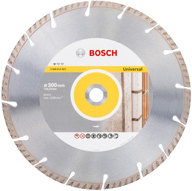 Диск алмазный Universal Bosch 2608615067, 300х22.2 мм