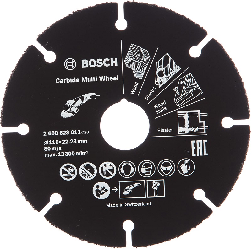 Круг отрезной Multi Wheel BOSCH 2608623011, 76х1.0x10.0 мм