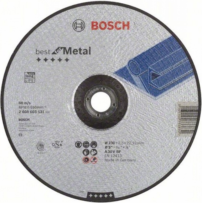 Отрезной круг по металлу Bosch 2608603531, 230x2.5 мм