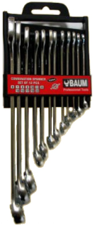 Набор комбинированных ключей BAUM 33-12MP, 6-22 мм, 12 предметов