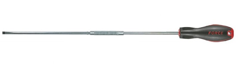 Экстрадлинная шлицевая отвертка Force 6553065L (6.5 мм, L=515 мм)