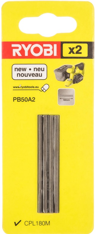 Ножи для рубанка CPL180MHG PB50A2 Ryobi 5132002602, 50 мм, 2 штуки